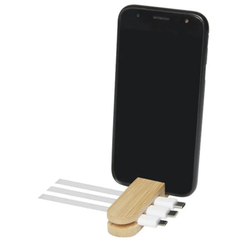 Organizador de cables de bambú 'Edulis'