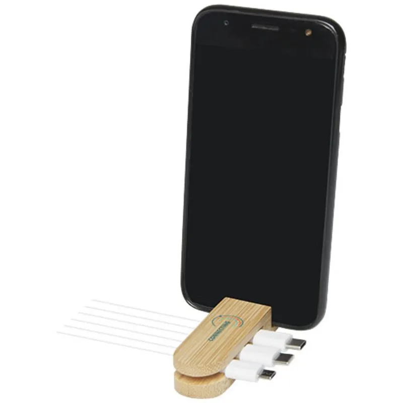 Organizador de cables de bambú 'Edulis'