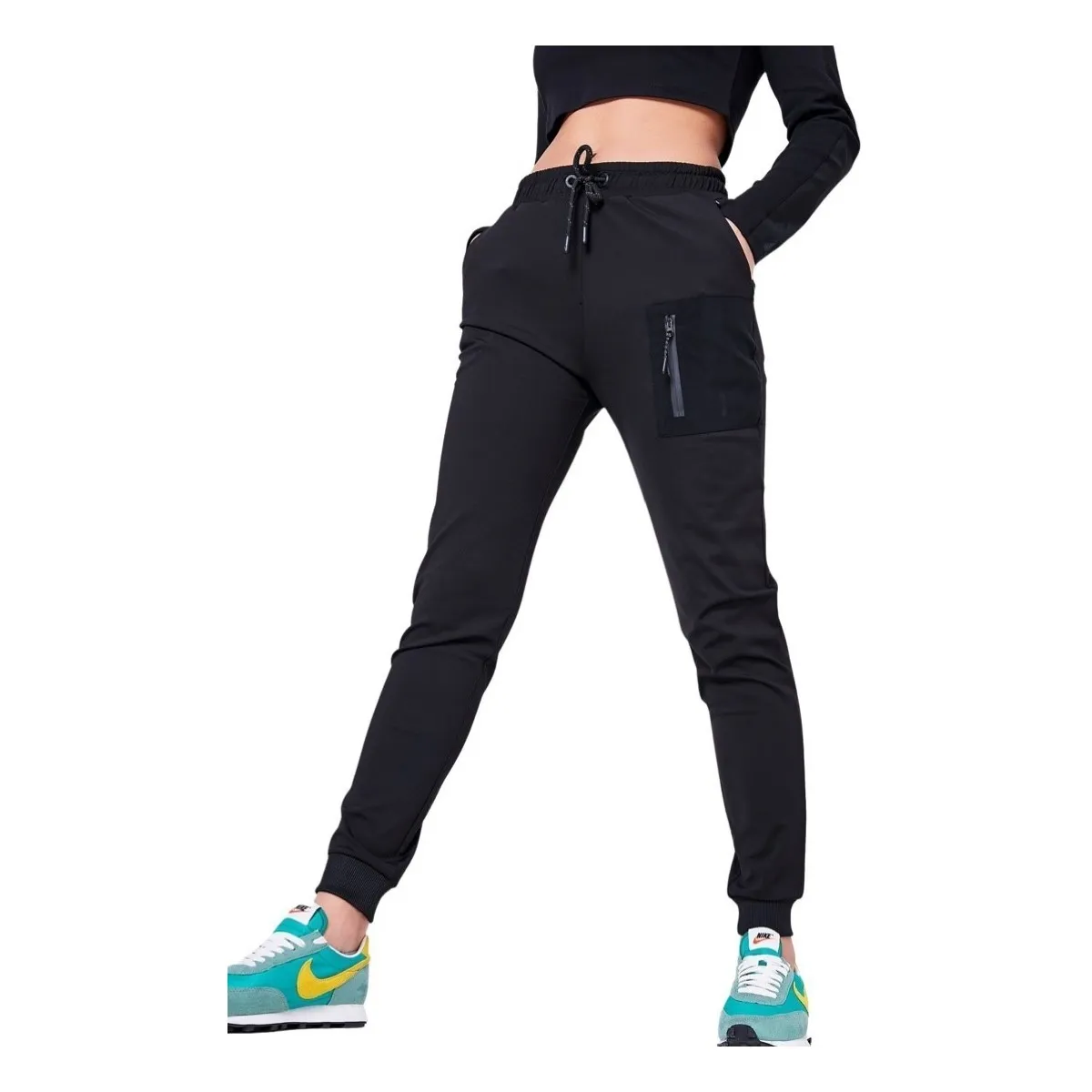 Pantalones  Deportivos POLI Negro