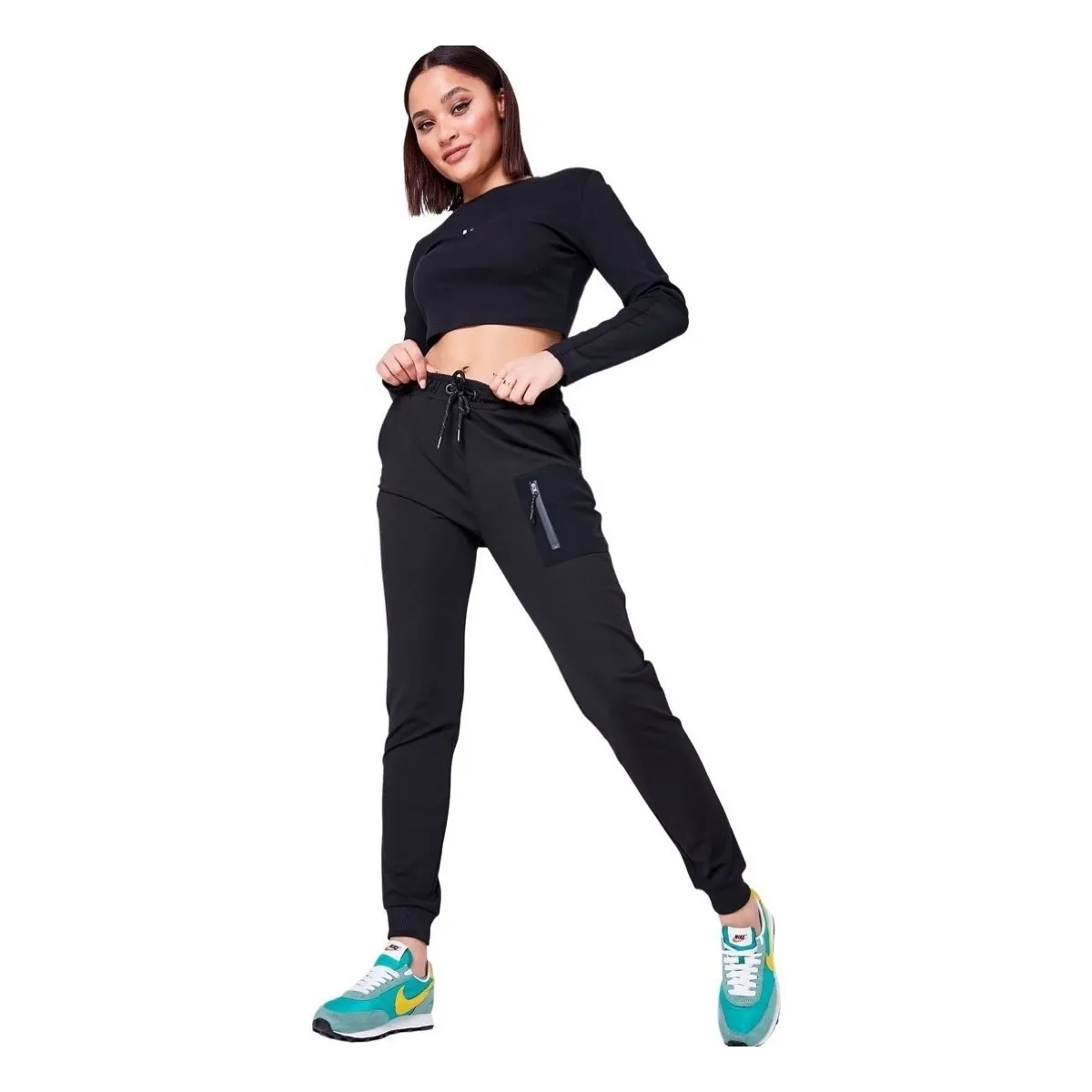 Pantalones  Deportivos POLI Negro