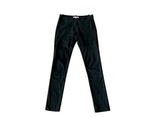 Pantalón de gamuza negro talla MAJE 34 
