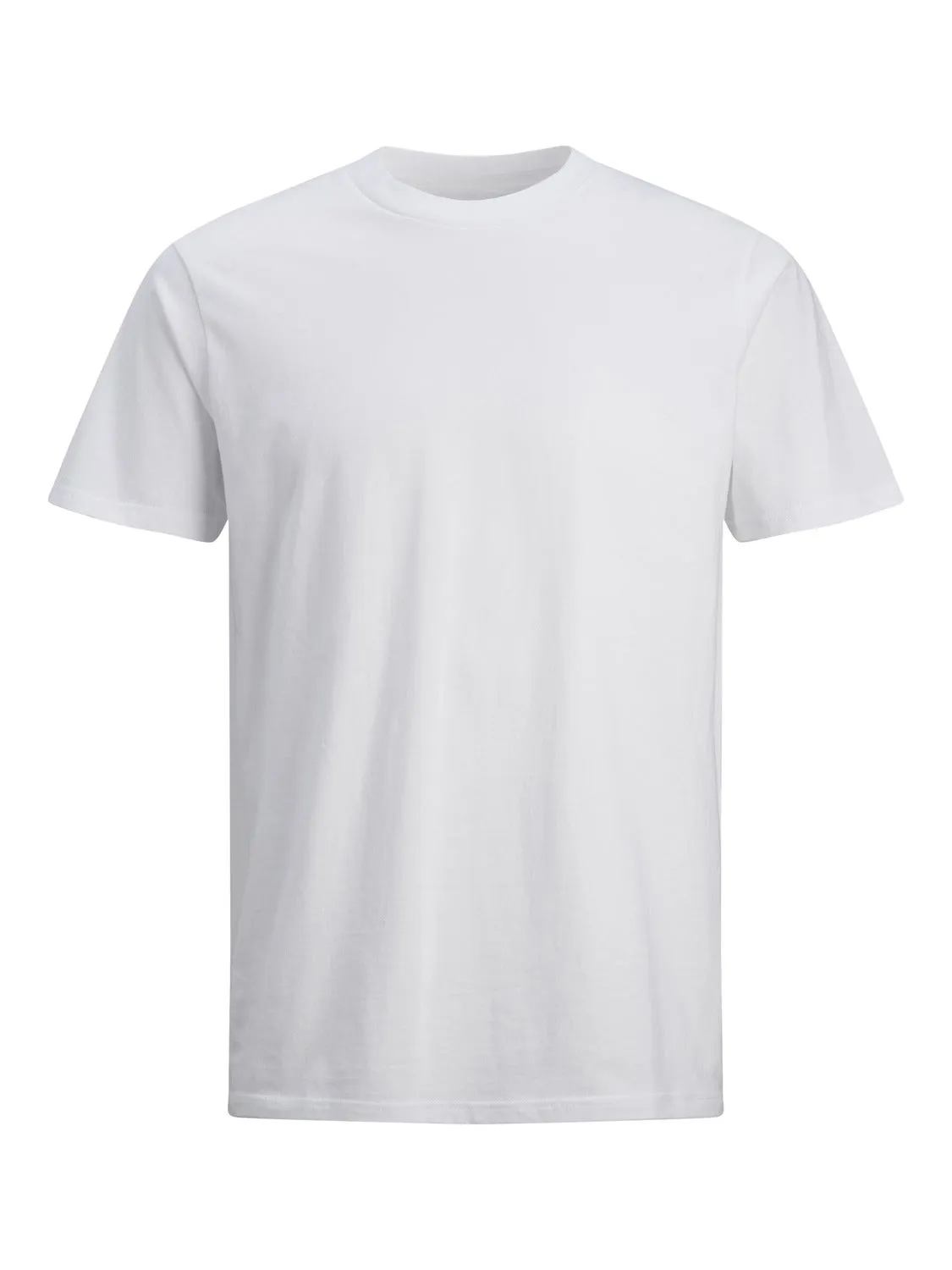 Paquete de 3 Camiseta Liso Cuello redondo | Blanco | Jack & Jones®