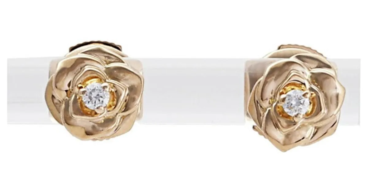 Pendientes Piaget Rose K18PG en oro rosa 