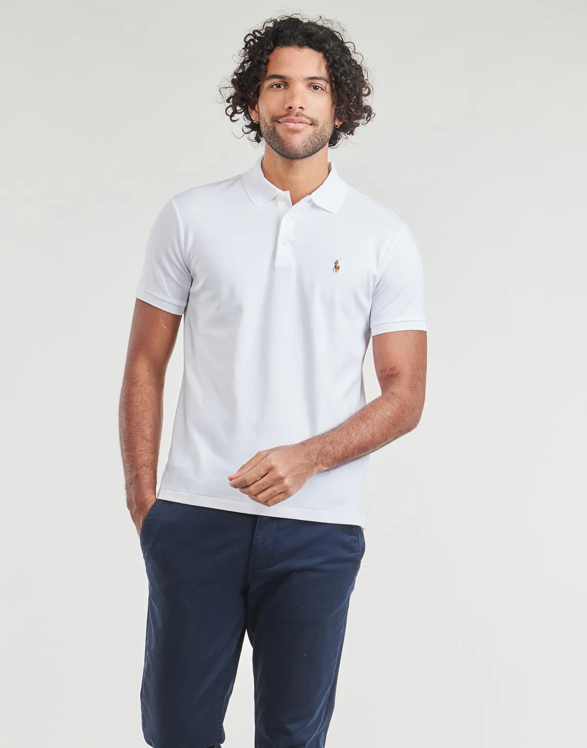 POLO COUPE DROITE EN PIMA COTON