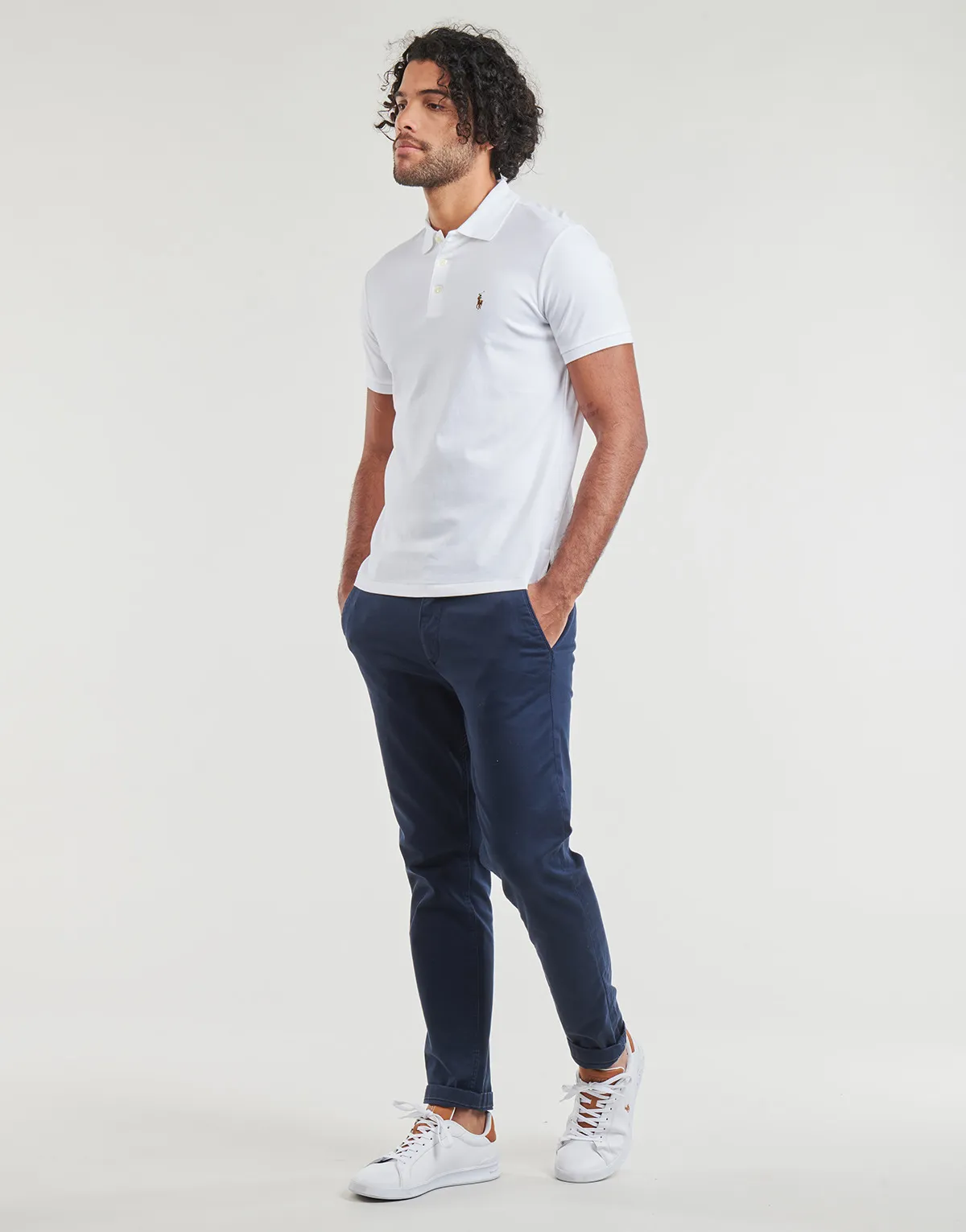 POLO COUPE DROITE EN PIMA COTON
