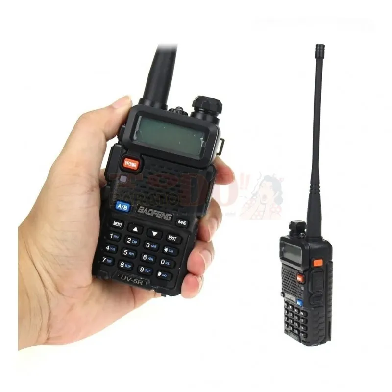 RADIO WALKIE TALKIE BAOFENG UV5R UHFVHF DOS BANDAS UNIDAD