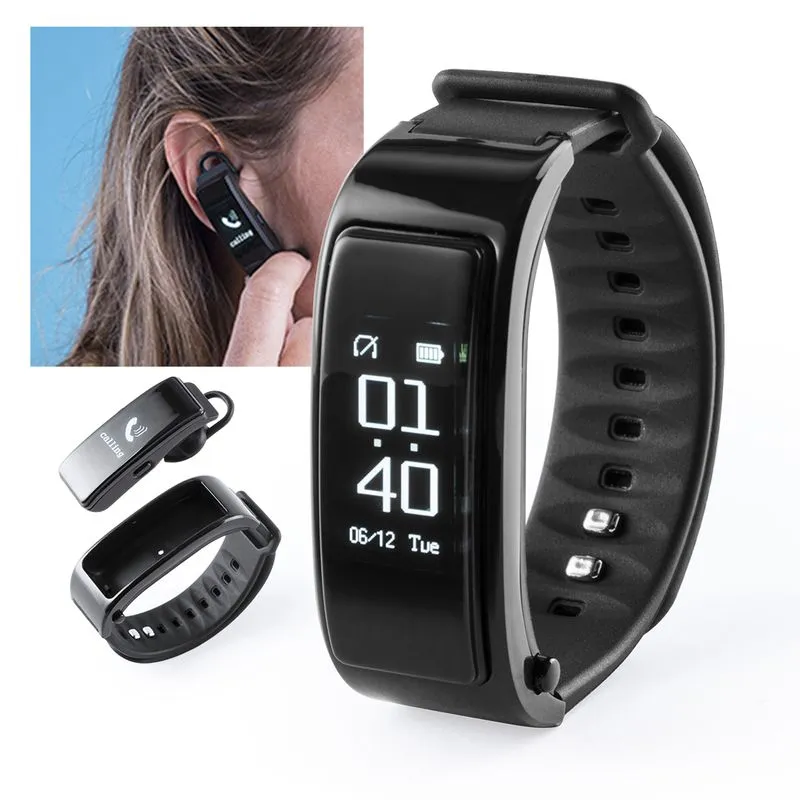 Reloj Inteligente Rusk Conexión Bluetooth. Pantalla LCD 0,96'. Recargable USB. Cable Incluido