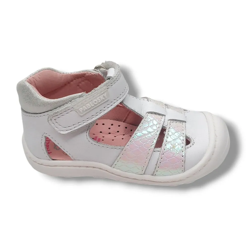 Sandalia Pablosky Cerrada 023907 BLANCO CORDONETS