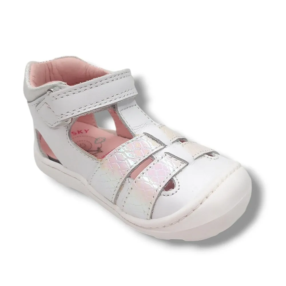 Sandalia Pablosky Cerrada 023907 BLANCO CORDONETS