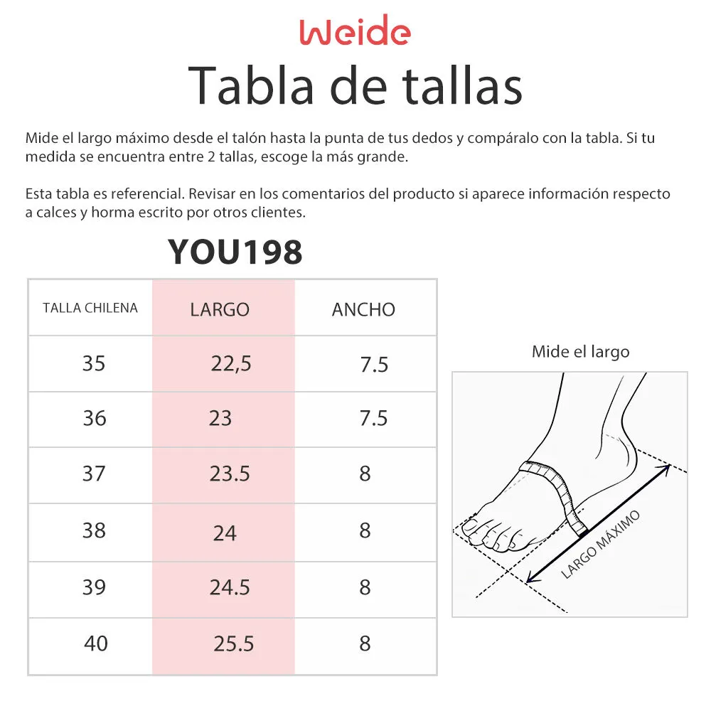 Sandalia Taco Plateado Fiesta You198 Weide
