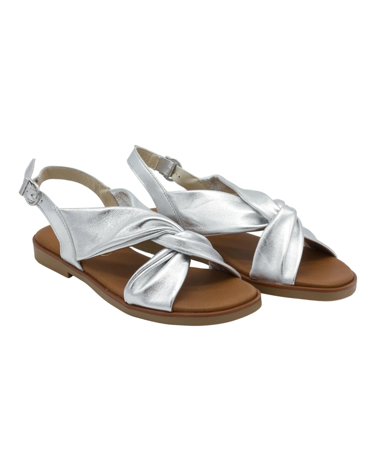 SANDALIAS DE MUJER LINCE 42751 CORFU EN PLATA