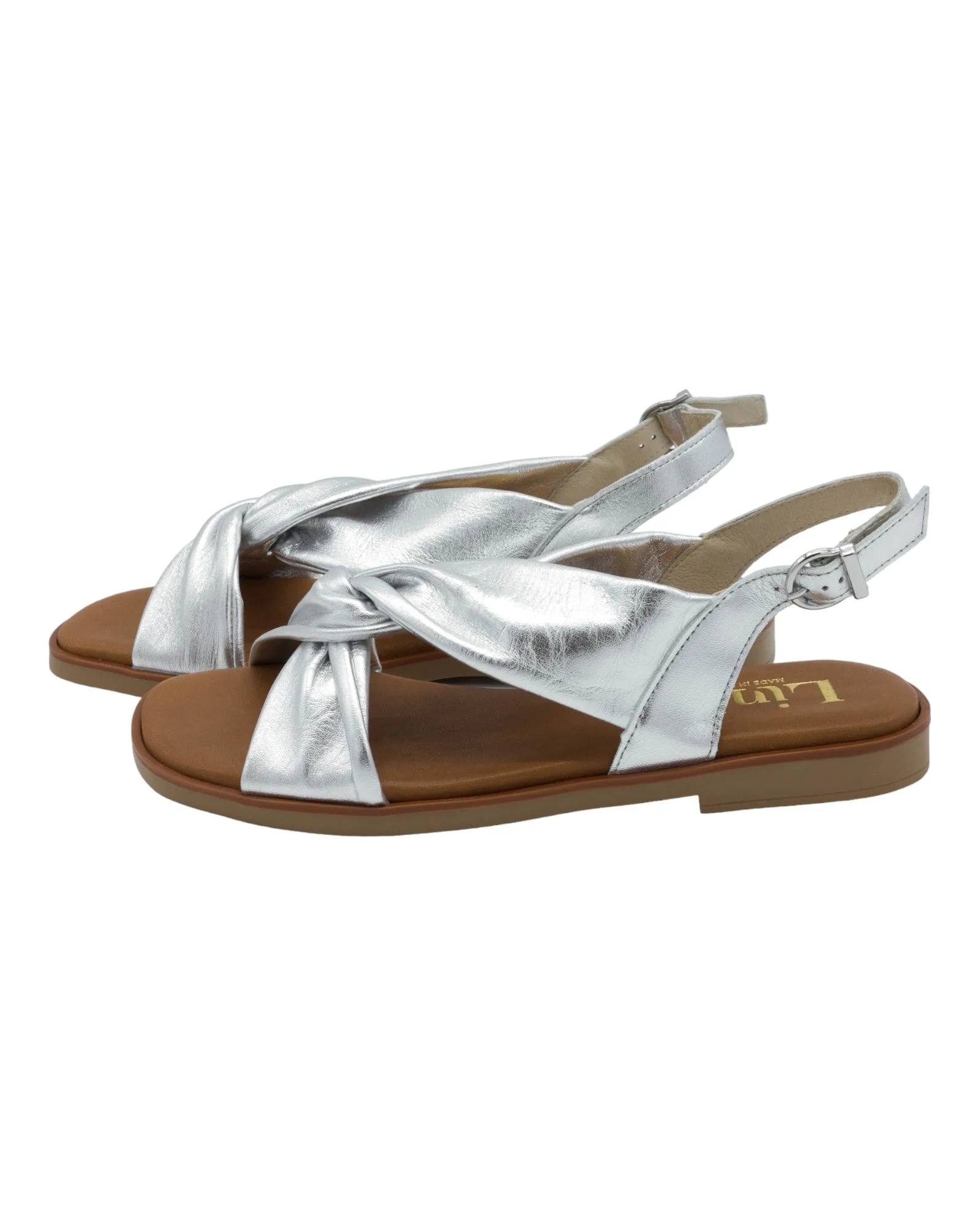 SANDALIAS DE MUJER LINCE 42751 CORFU EN PLATA