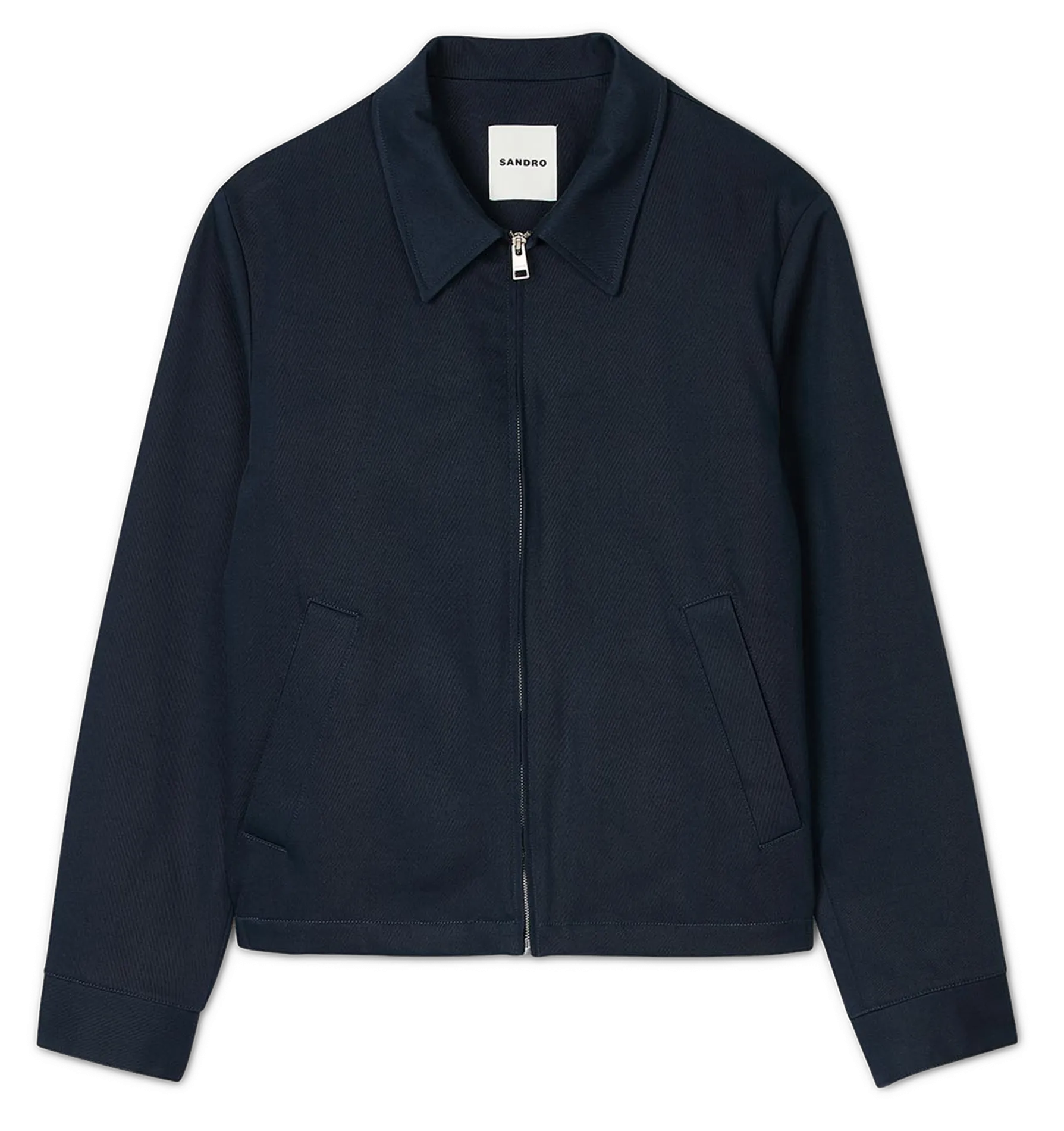 SANDRO CHAQUETA REGULARFIT DE ALGODóN EN AZUL