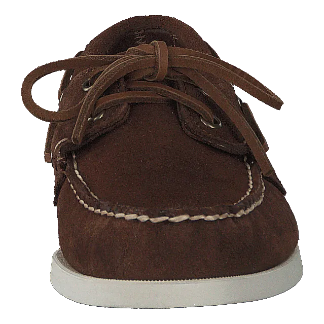 Sebago zapatos Docksides Portland Suede Dark Brown