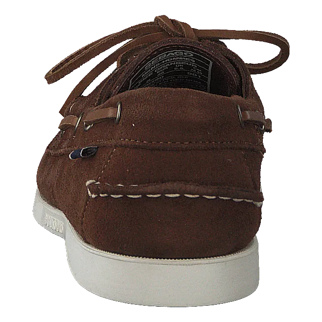 Sebago zapatos Docksides Portland Suede Dark Brown
