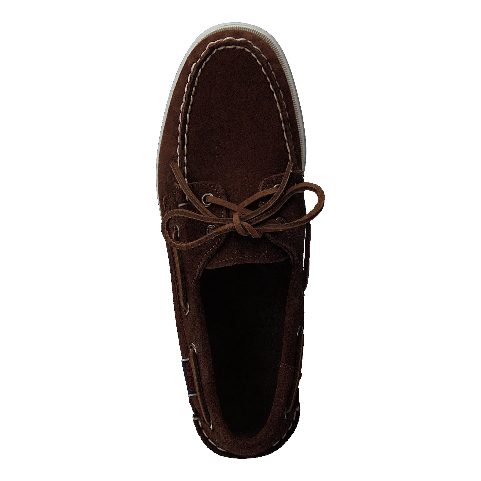Sebago zapatos Docksides Portland Suede Dark Brown