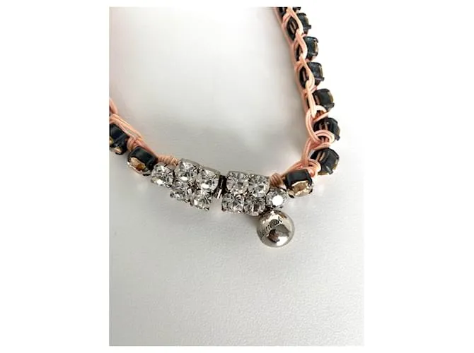 Shourouk Collares Negro Rosa 