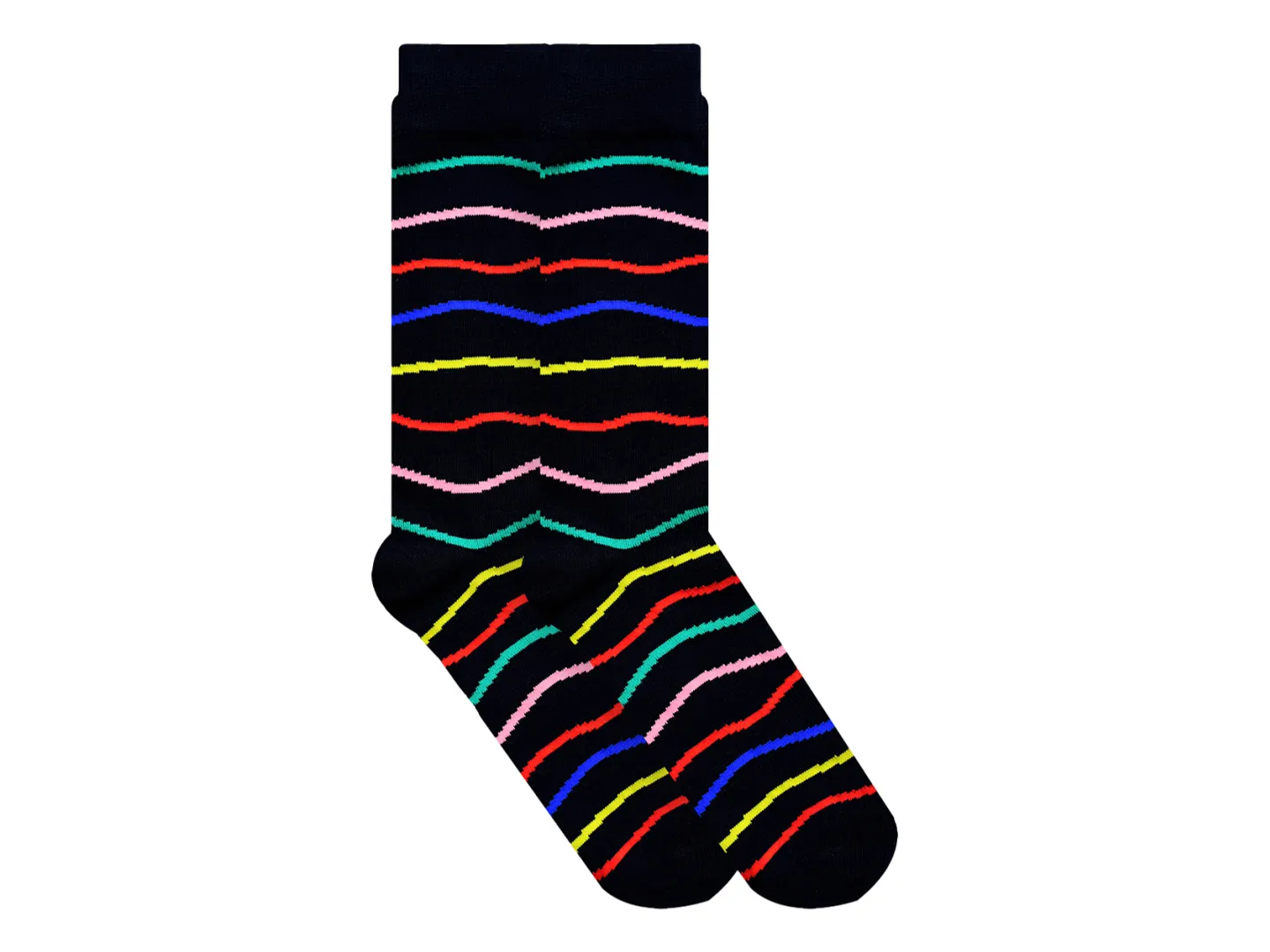 Skunk Socks Sku 102 Multicolor Lineas 10          (100)