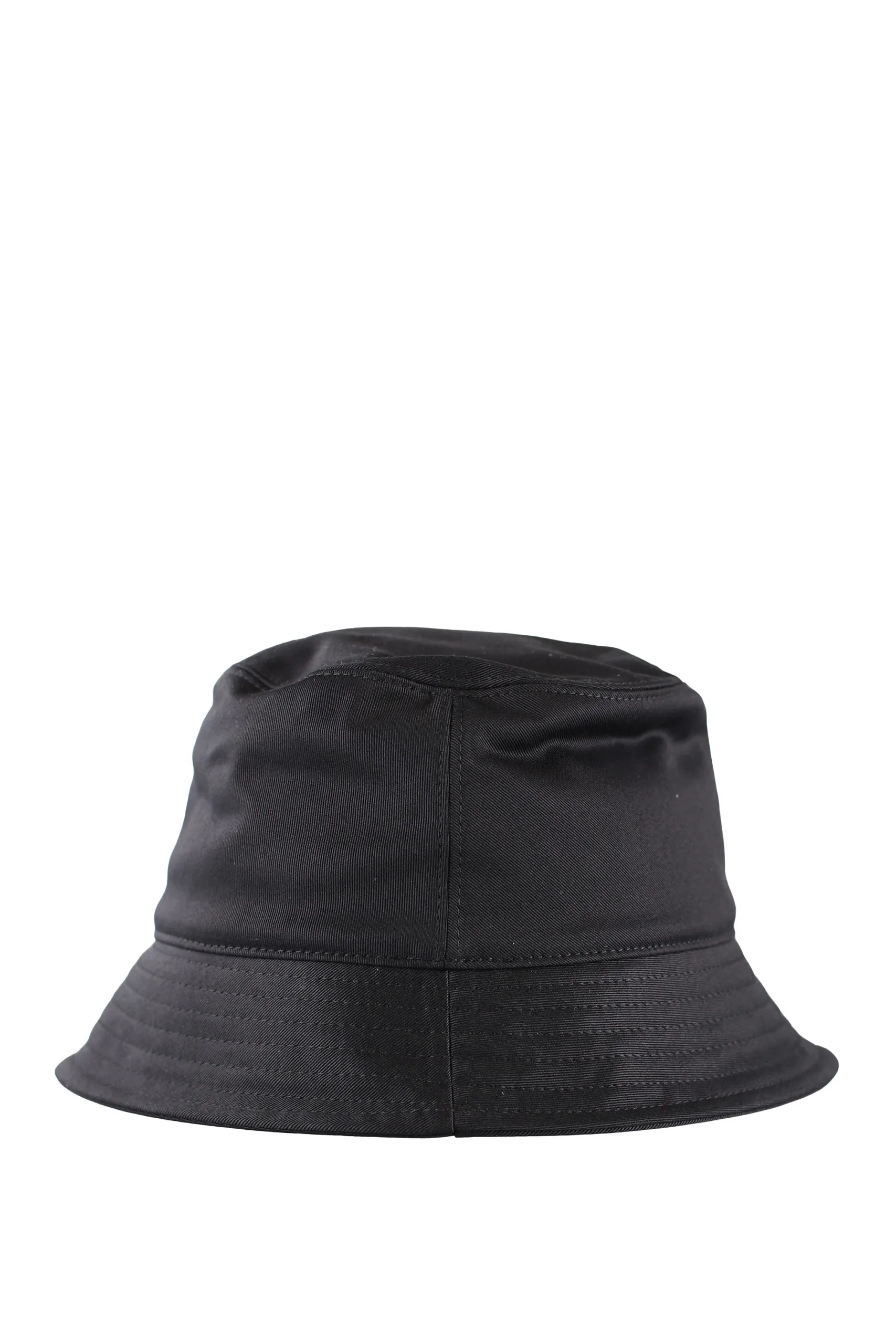 Sombrero de pescador negro con logo 