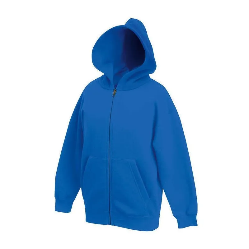 SUDADERA NIñO  NIñA CAPUCHA Y CREMALLERA DE FRUIT OF THE LOOM