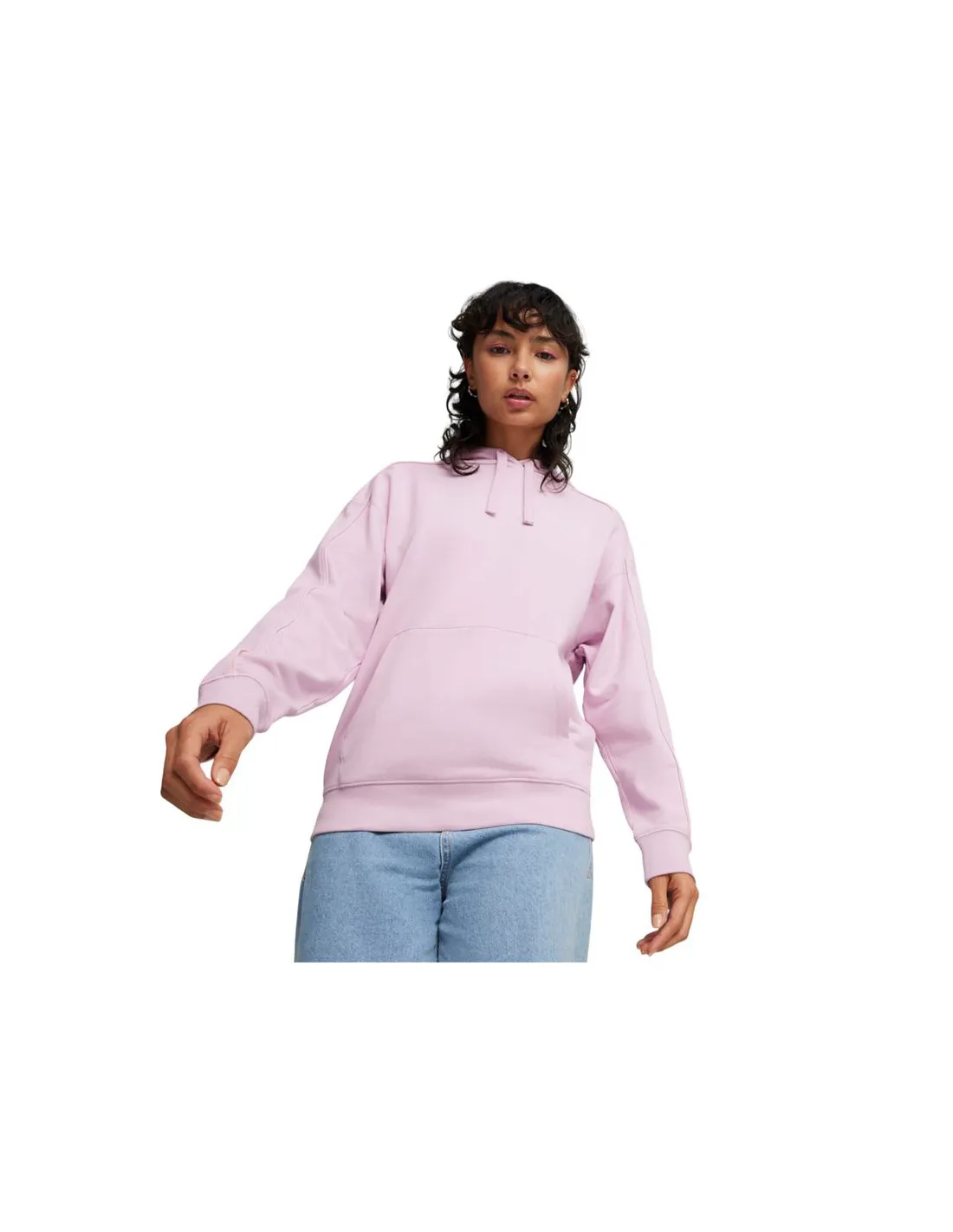 Sudadera Puma HER Morado Mujer