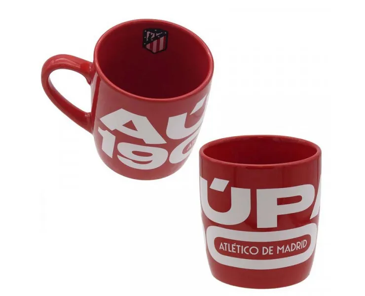 Taza de porcelana lacada Atlético de Madrid en caja de regalo