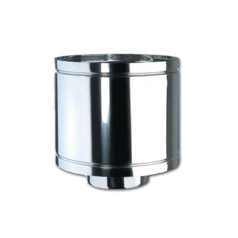 Terminal antitormenta inoxidable 316L pared simple diámetro ø 100