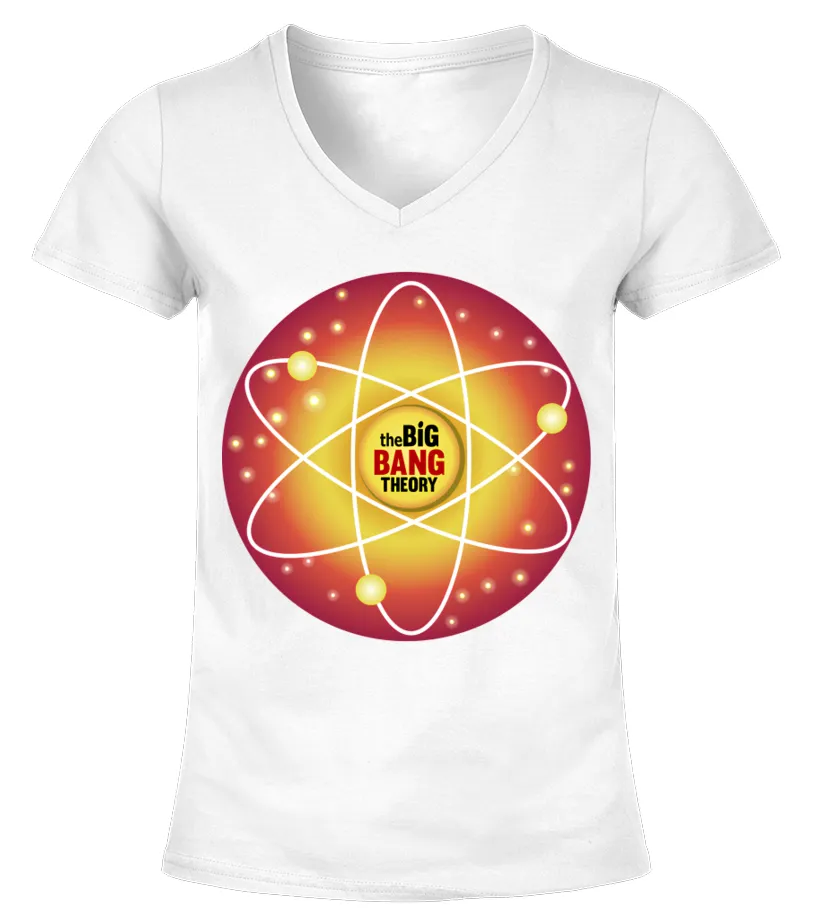 The Big Bang Theory 36 WT Camiseta cuello pico Mujer