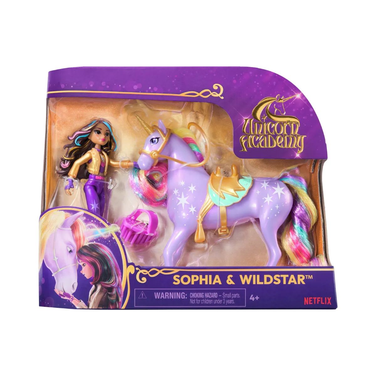 Unicorn Academy Mueca con Unicornio
