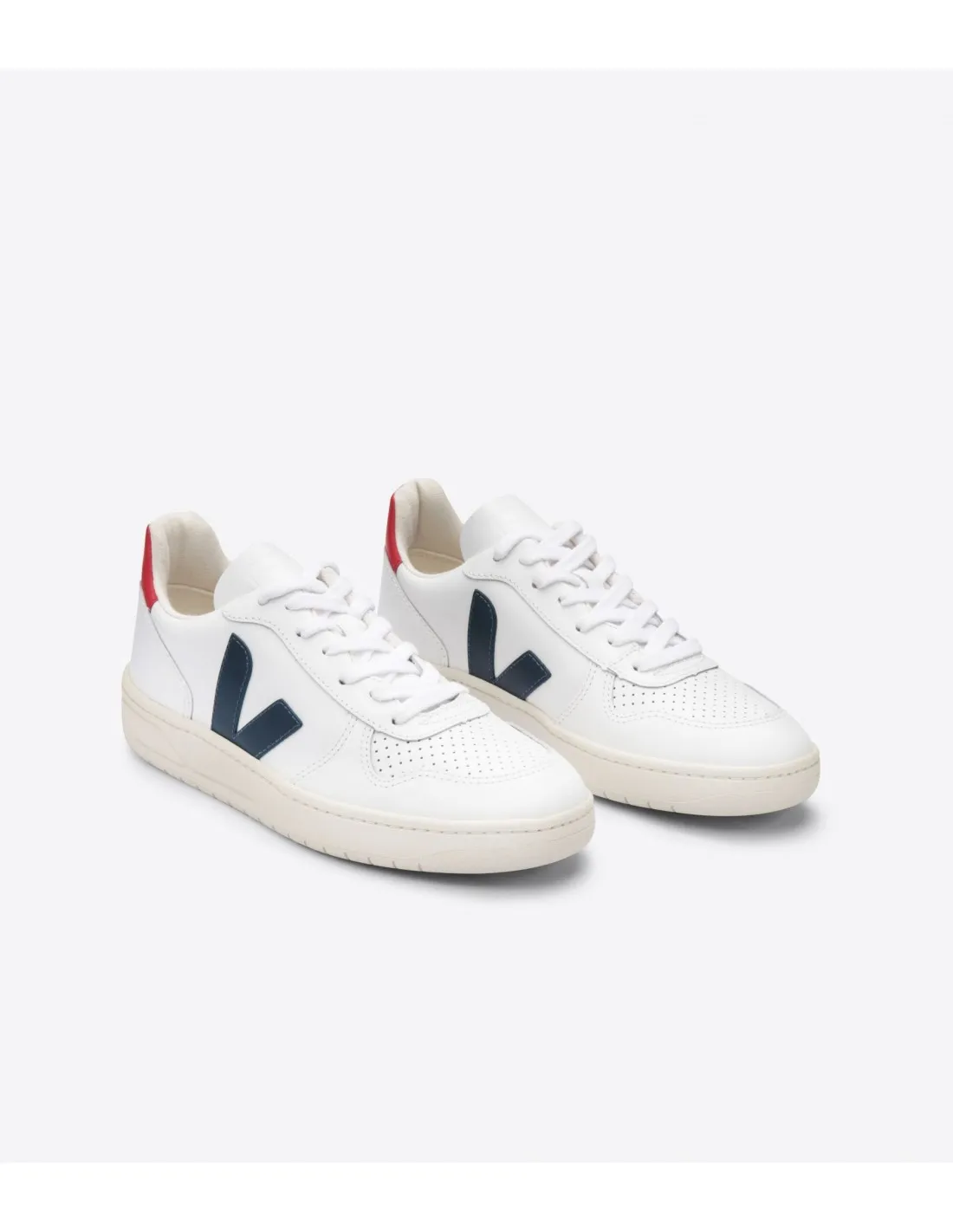 V10 LEATHER WHITE NAUTICO PEKIN