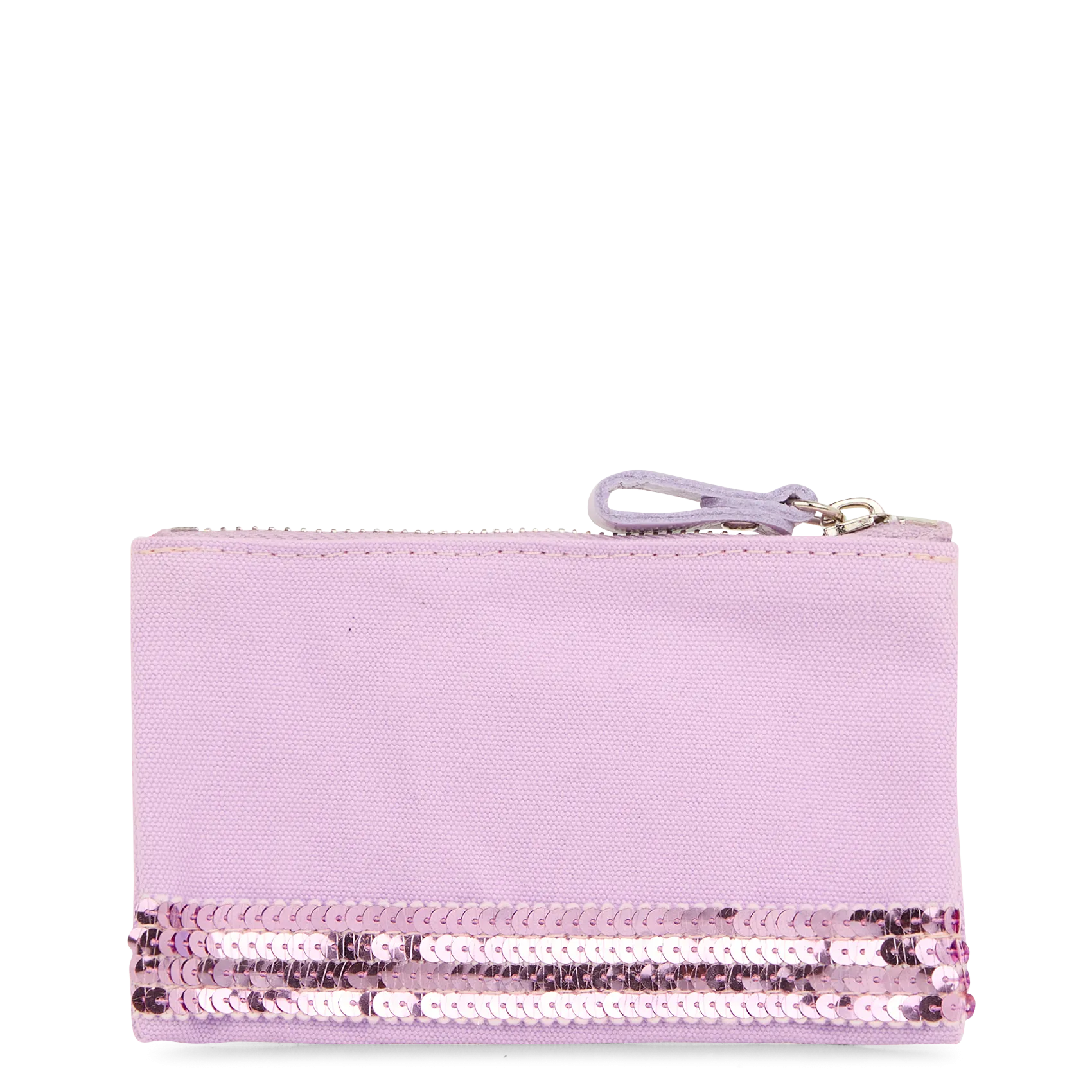 VANESSA BRUNO Monedero de algodón en rosa
