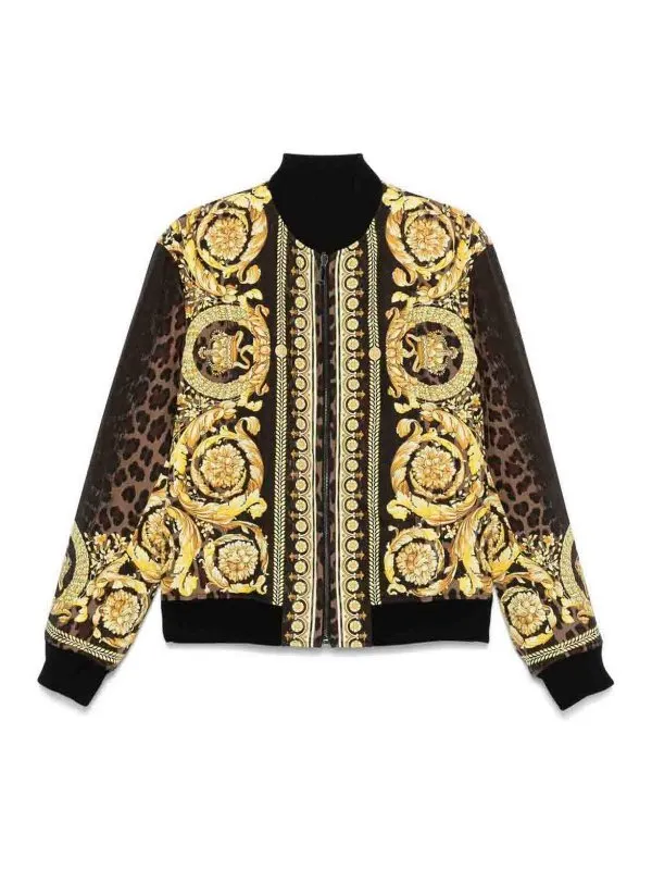 VERSACE CHAQUETA BOMBER  DORADO