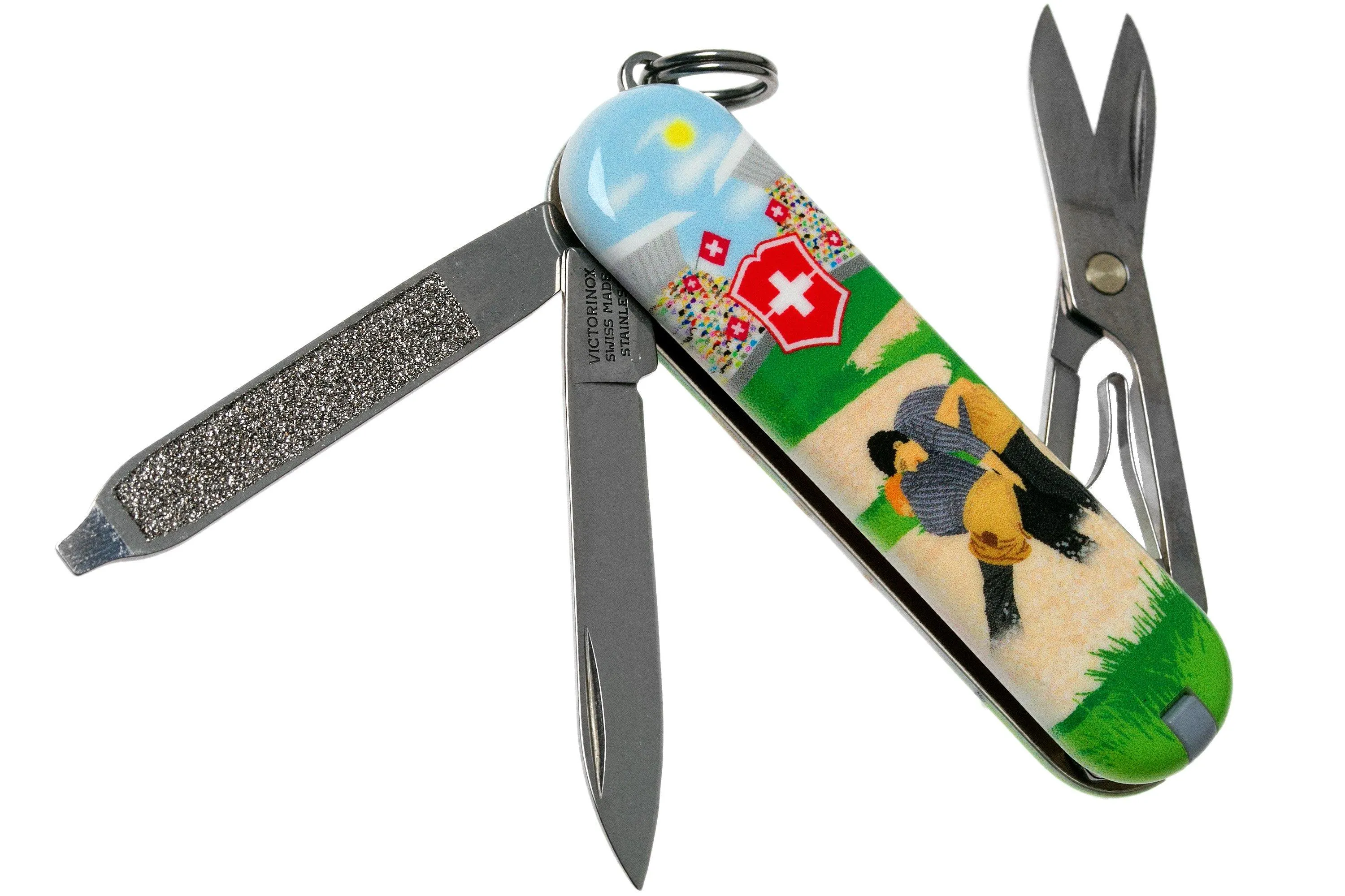 VICTORINOX CLASSIC SD SWISS WRESTLING LIMITED EDITION 2020 06223L2009 NAVAJA SUIZA