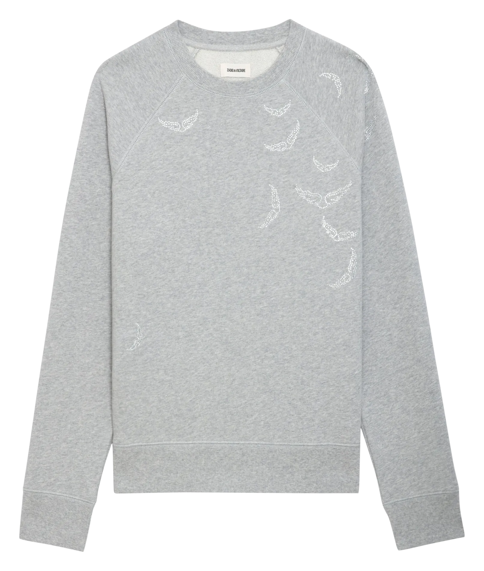 ZADIG&VOLTAIRE UPPER  SUDADERA HOLGADA DE ALGODóN ORGáNICO EN GRIS