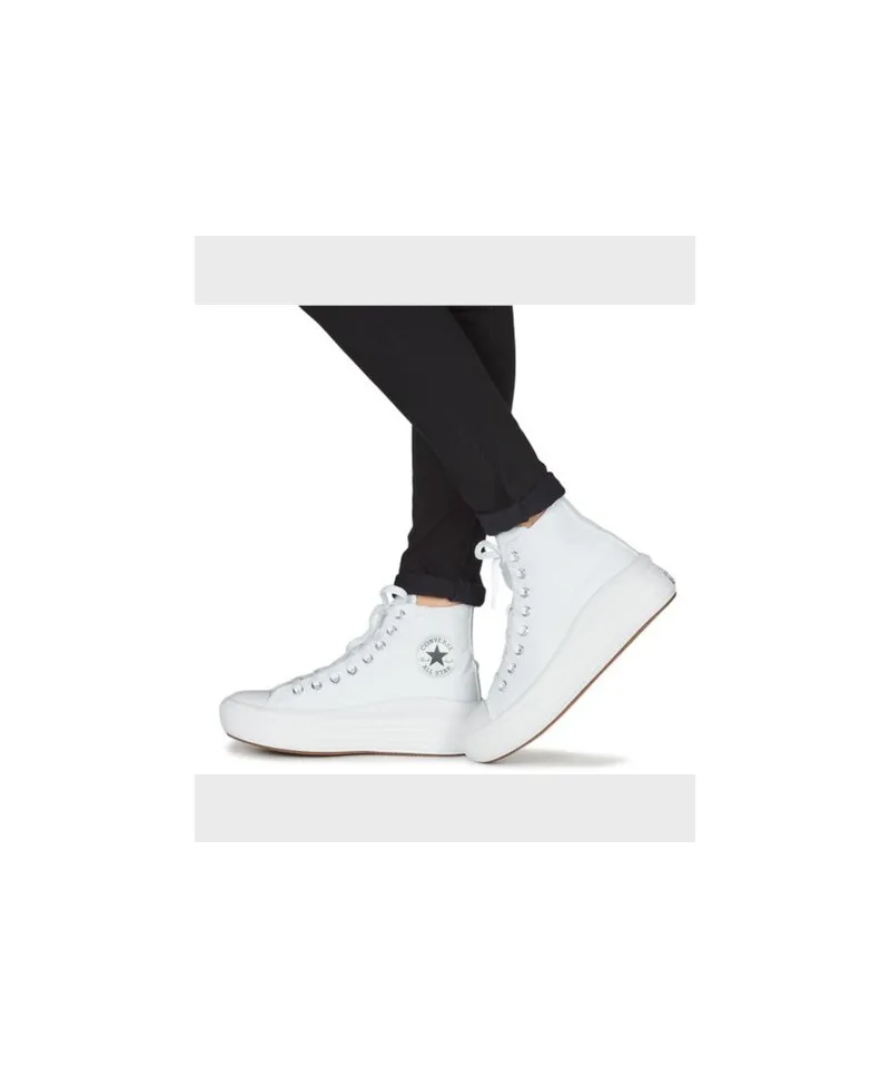 Zapatillas Botines CONVERSE Plataforma All Star Move Blanco