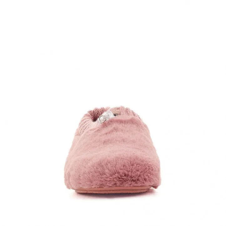 Zapatillas casa Vulladi con cierre ajustable en color rosa