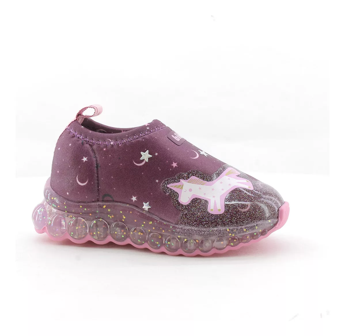 Zapatillas Luces Niños Bibi 1079 Unicornio Dinosaurio Carg