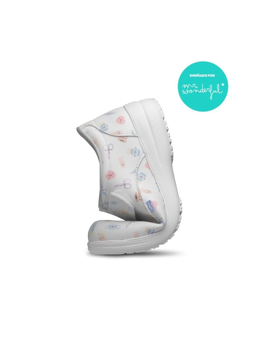 ZAPATO SANITARIO MUJER WONDERFUL FELIZ CAMINAR