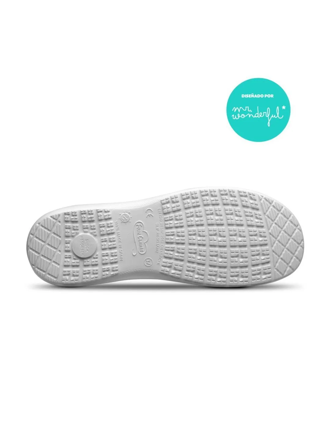 ZAPATO SANITARIO MUJER WONDERFUL FELIZ CAMINAR