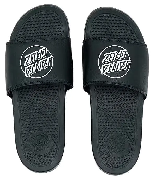 ZAPATOS SANTA CRUZ OPUS DOT SLIDES  BLACK  MEN´S