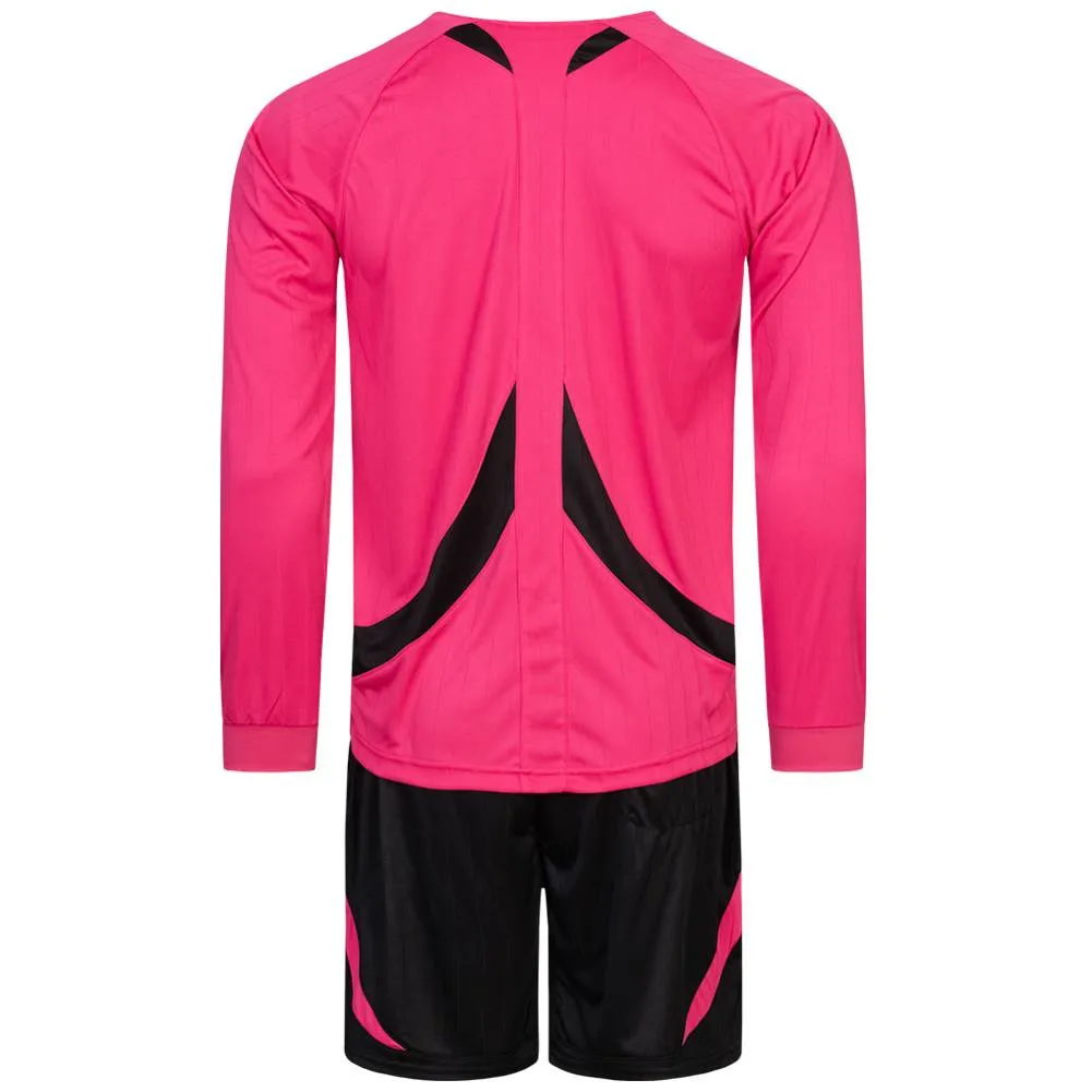 Zeus Hombre Conjunto de árbitro Camiseta con pantalón corto Fuxia